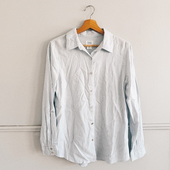 Sigrid Olsen Tops - SIGRID OLSEN > Linen Button Down